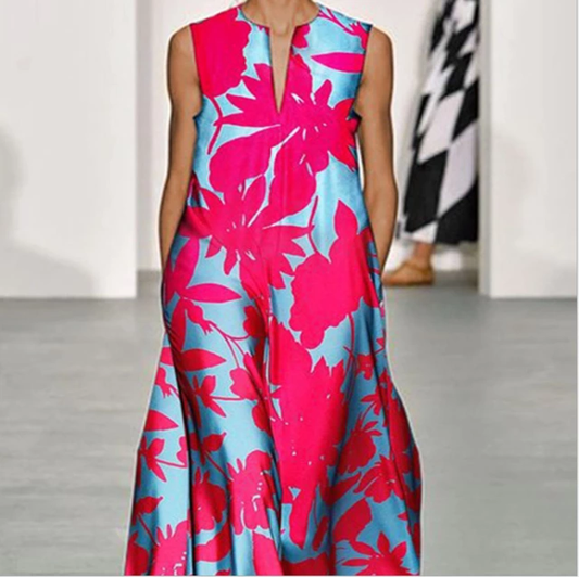 Satchels & Beyond Floral Flare dress