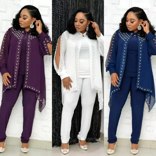 Satchels & Beyond Three Piece  Pant Suits