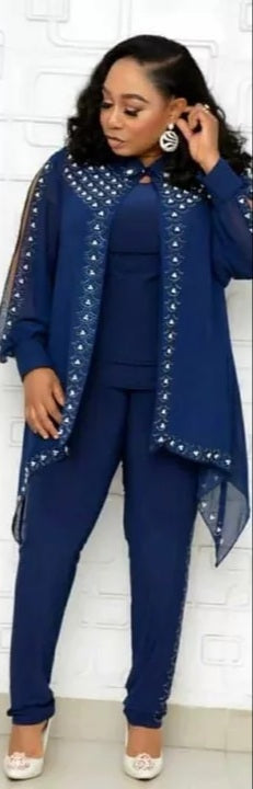 Satchels & Beyond Three Piece  Pant Suits