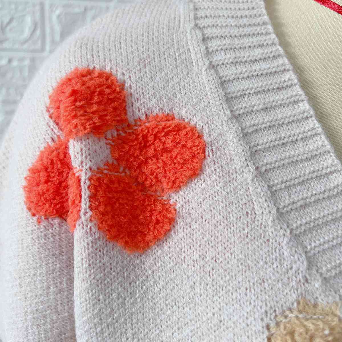 Satchels  & Beyond Floral V-Neck Button Up Cardigan with Pockets