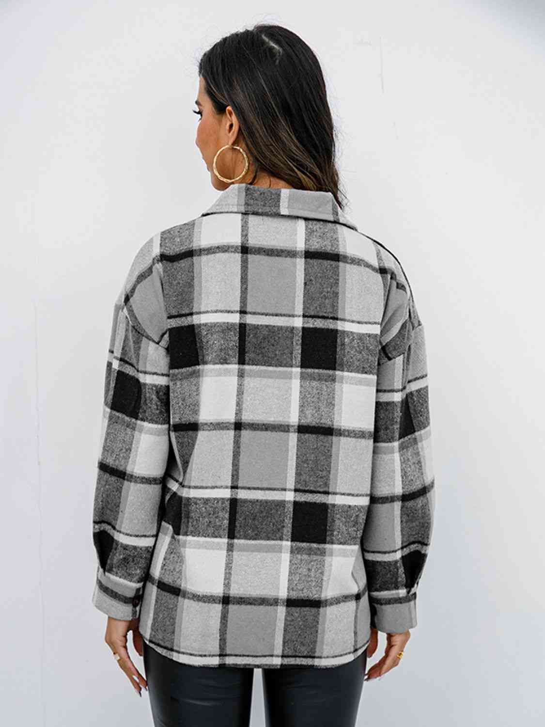 Satchels & Beyond Plaid Button-Down Jacket