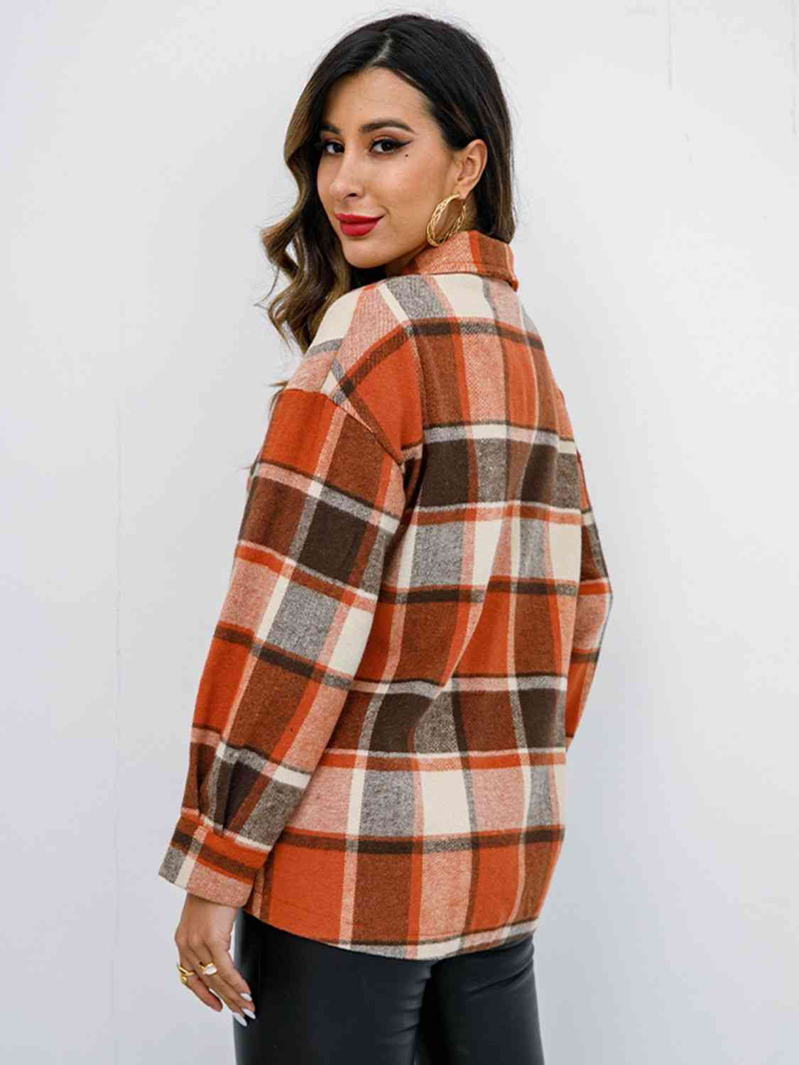 Satchels & Beyond Plaid Button-Down Jacket