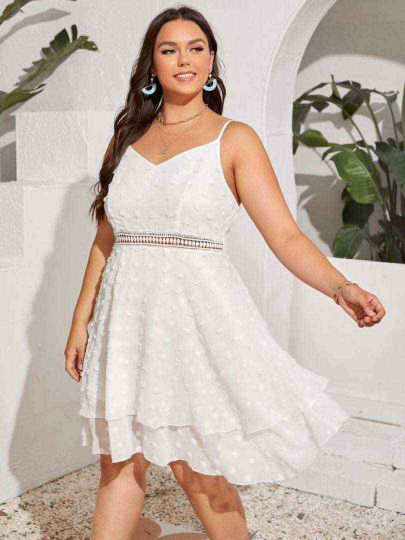 Satchels & Beyond Casual White  Party Dress