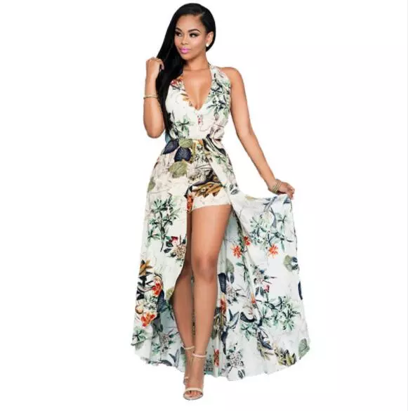 Satchels & Beyond Fashion Printed Chiffon Dress