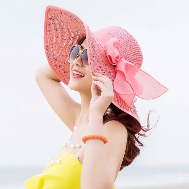 Satchels & Beyond Summer Straw Wide Brim Hats