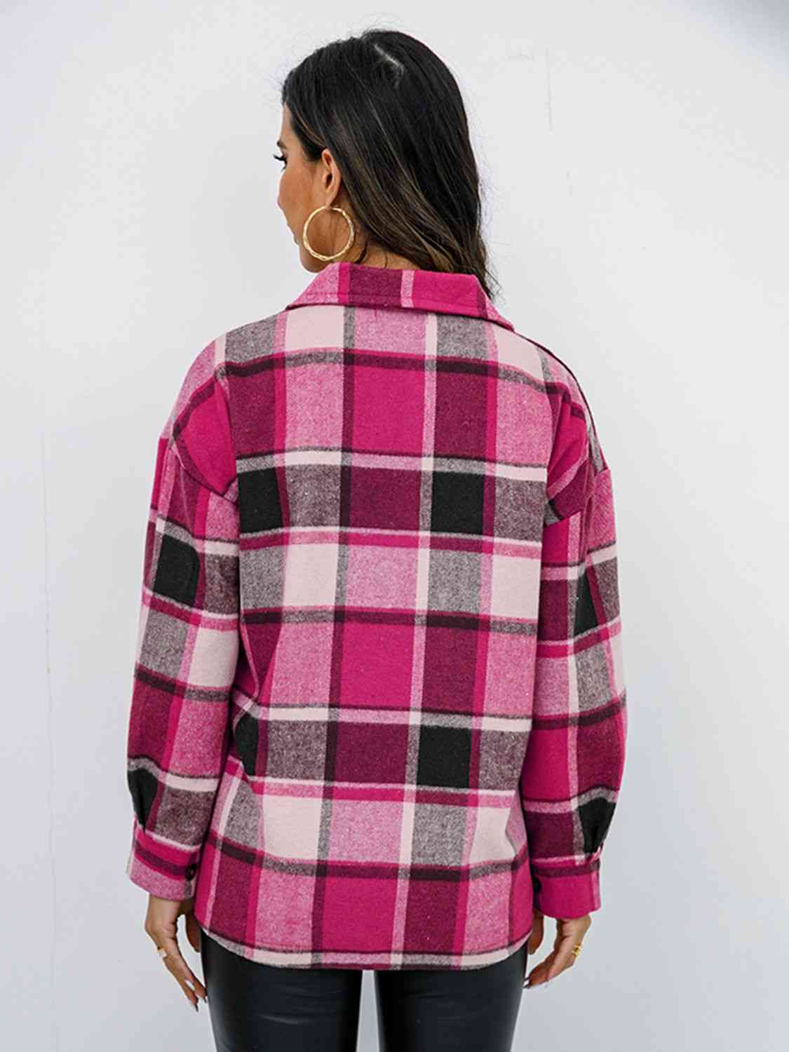 Satchels & Beyond Plaid Button-Down Jacket